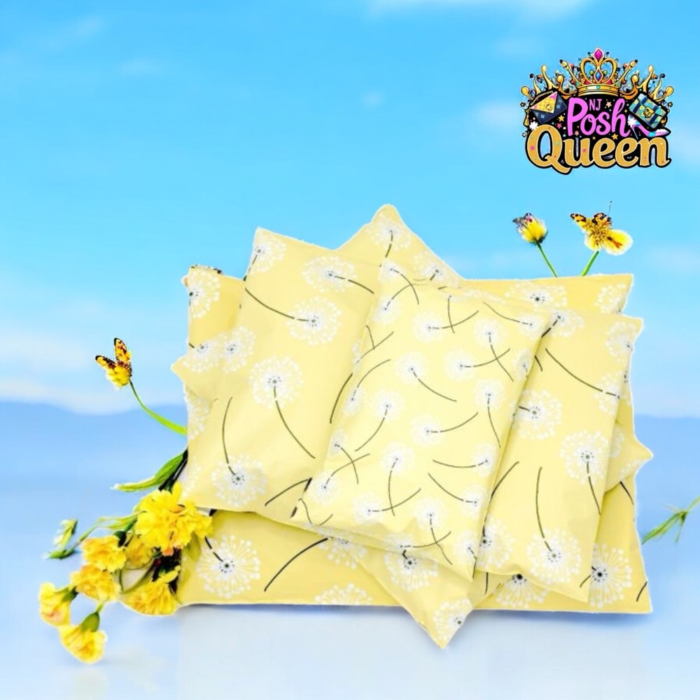 Dandelion Poly Mailers 12x15.5 Pack of 25 - Picture 1 of 6